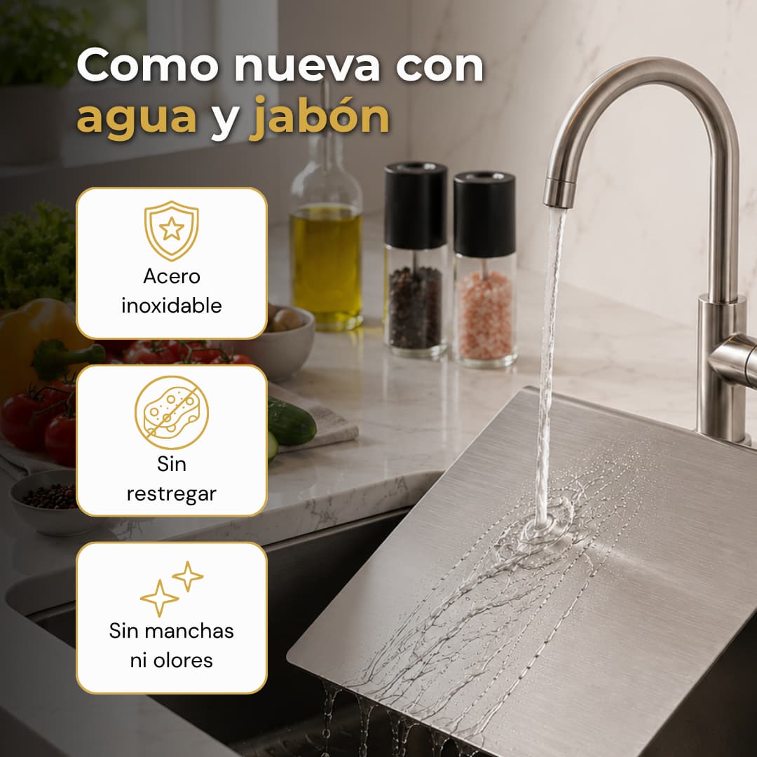 Tabla de Acero Higiénica